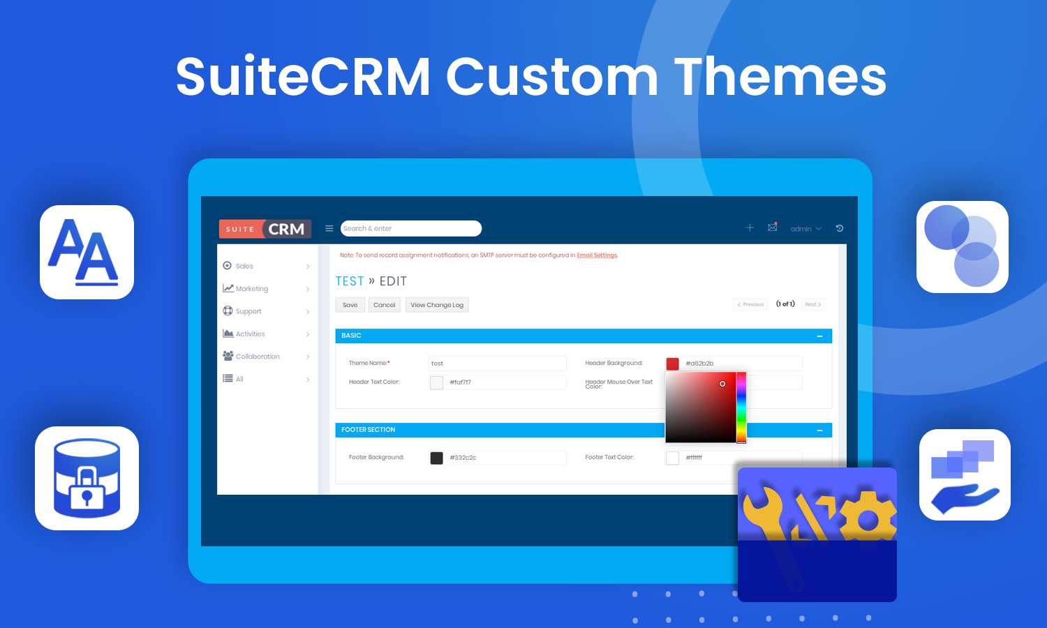 SuiteCRM Custom Theme