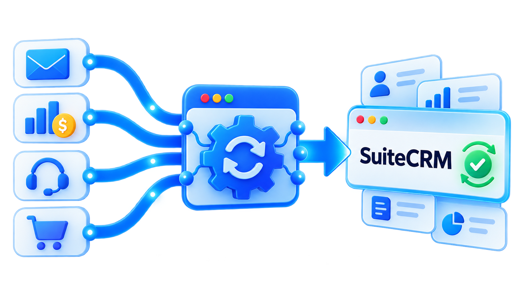 SuiteCRM Developer Services Flow Diagram
