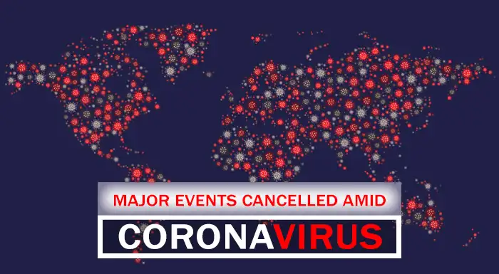 event cancelled because of coronavirus