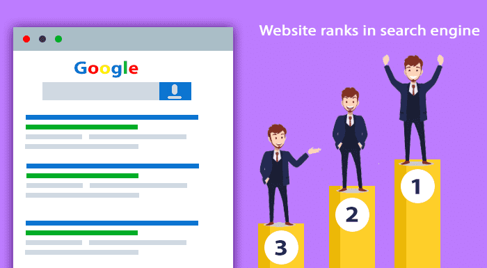website rank in search engine