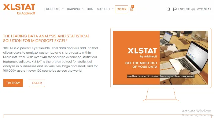Statistical Analysis xlstat software