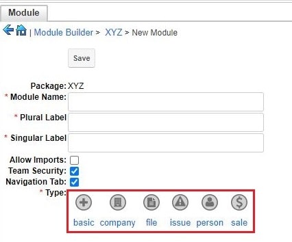 create custom module