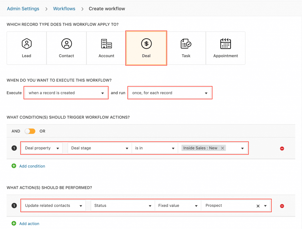 crm workflow tools