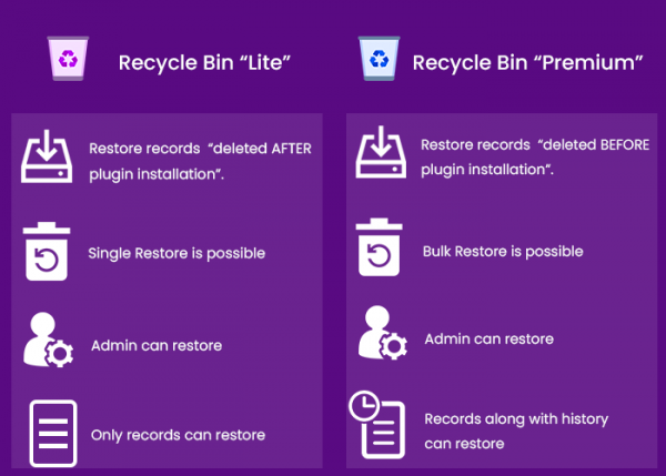 Recover and Restore Deleted Records with Recycle Bin Plugin