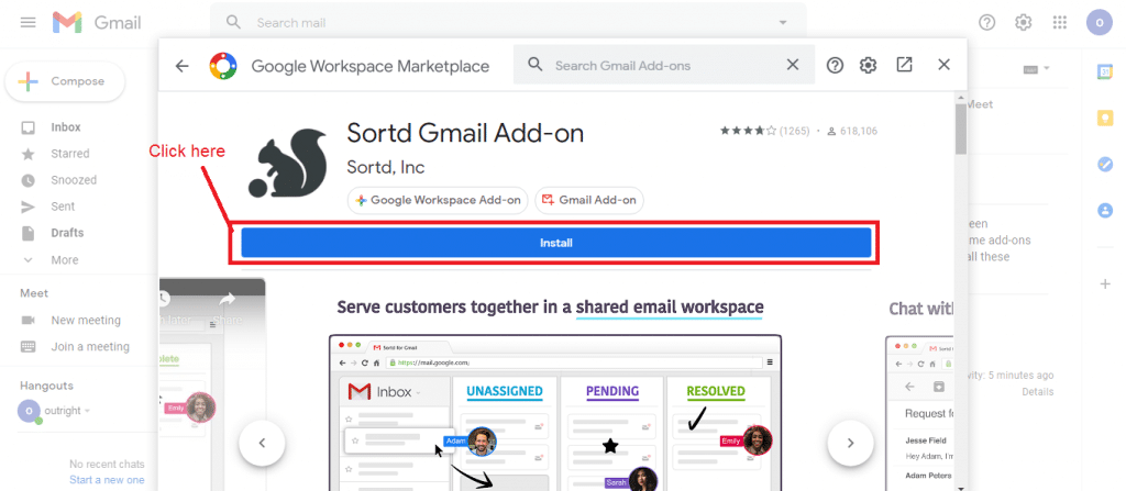 Gmail Addon