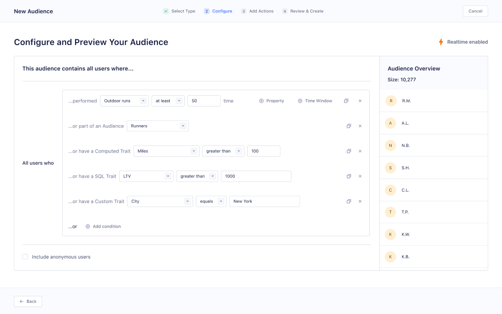 Twilio Engage Dashboard