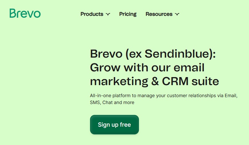 Brevo (ex Sendinblue) – Email, SMS Marketing, and CRM Platform