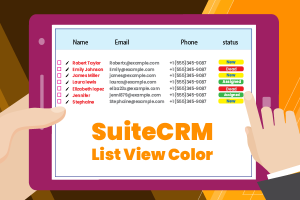 suitecrm listview color