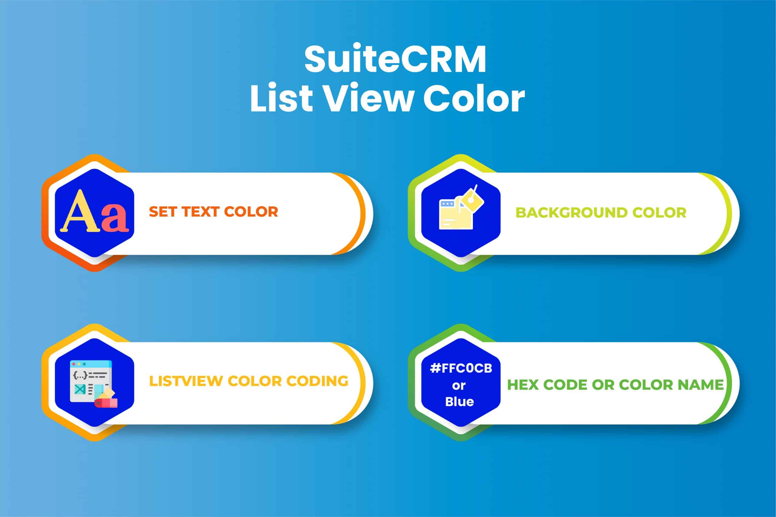 SuiteCRM ListView Field Color