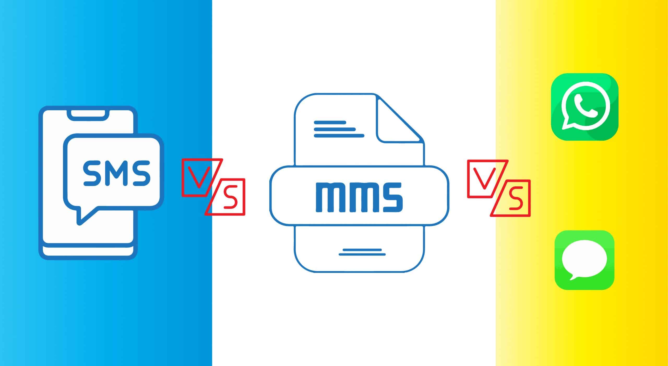 SMS Vs MMS How They Differ From IMessage WhatsApp Etc 