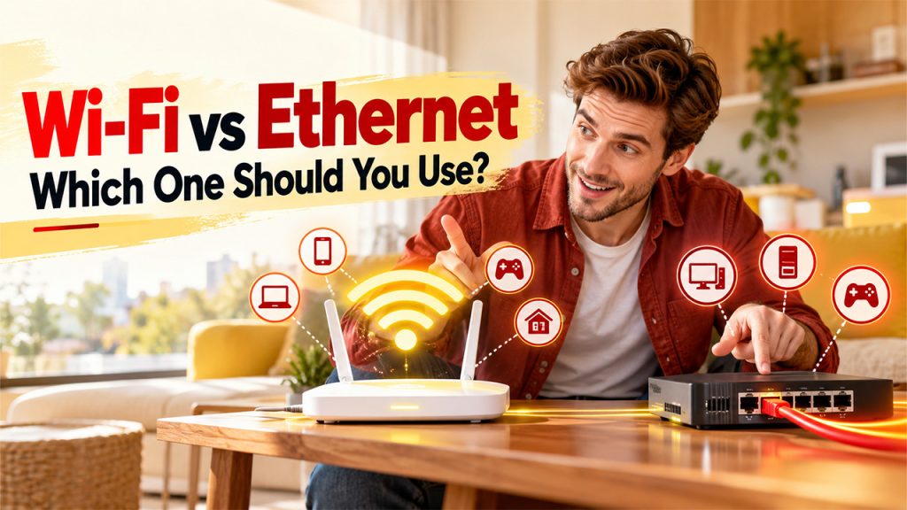 Wi-Fi vs Ethernet Which One Should You Use