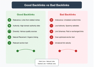 Good backlinks vs Bad backlinks