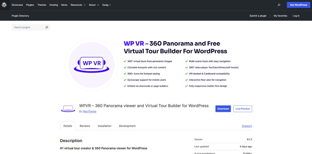 WP VR