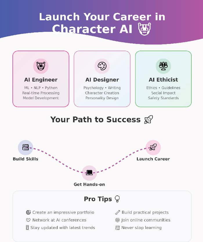 Key Roles in Character AI Careers