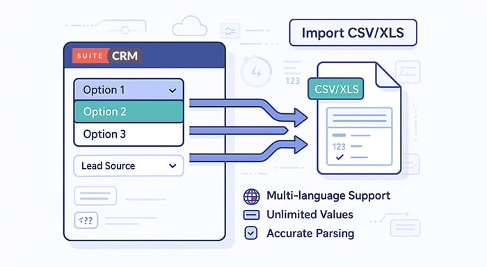 CSV/XLS Dropdown Importer