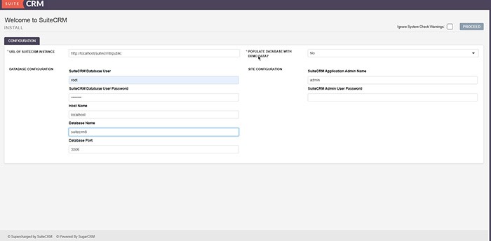Configure Your Installation