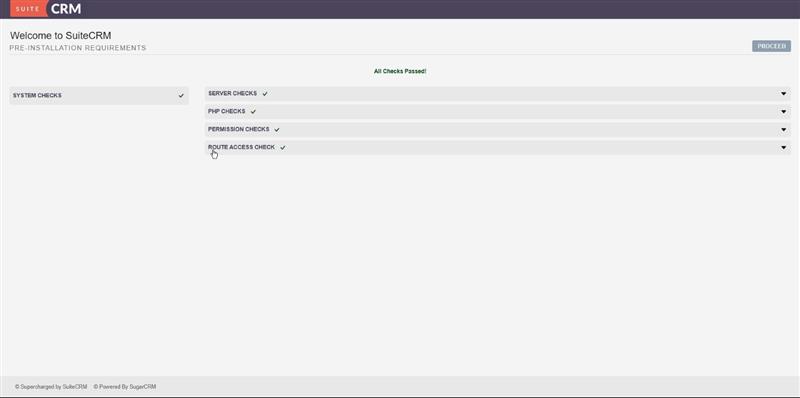 Verify System Checks