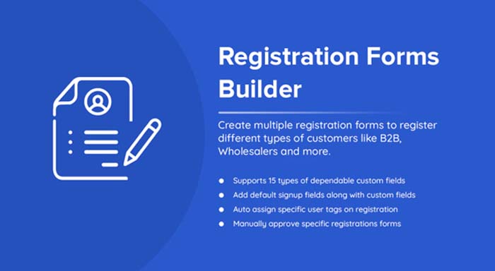 B2B Registration Forms Builder