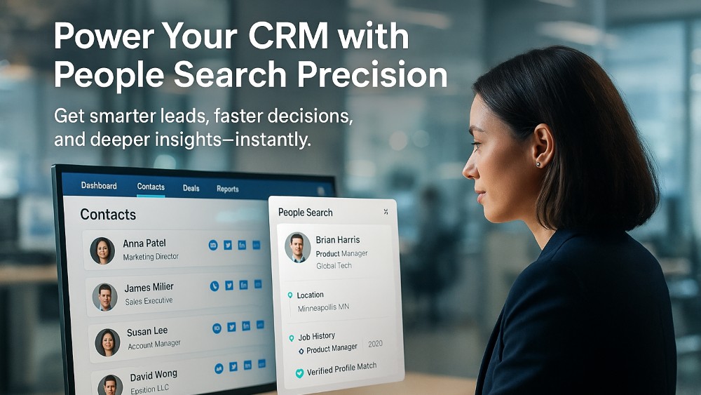 How Integrating a People Search Tool API Enhances CRM Efficiency and Lead Enrichment
