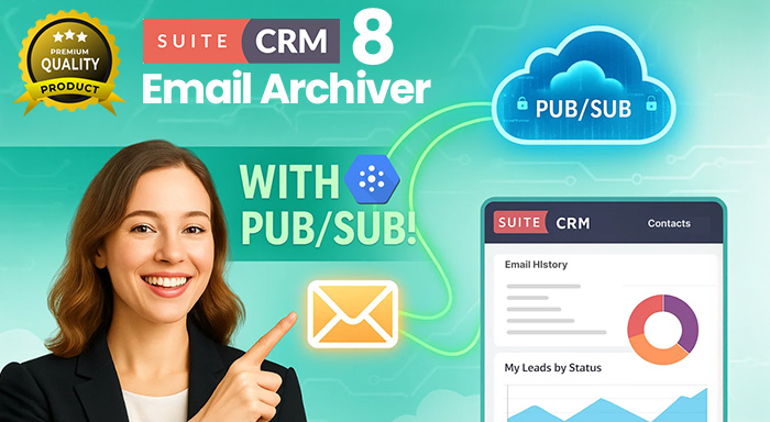 Email Archiver for SuiteCRM 8 (Gmail Pub/Sub Integration)