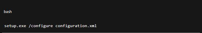 Run the command line