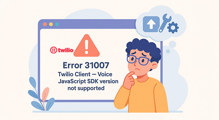 Fixing Error 31007