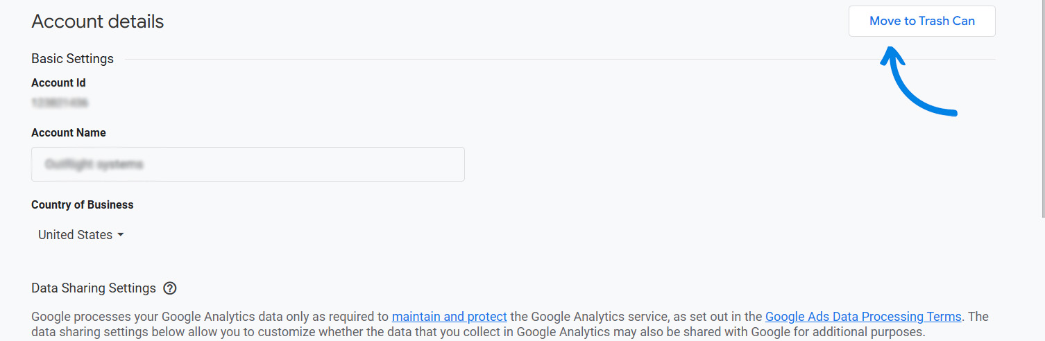 Click on “Move to Trash”.
