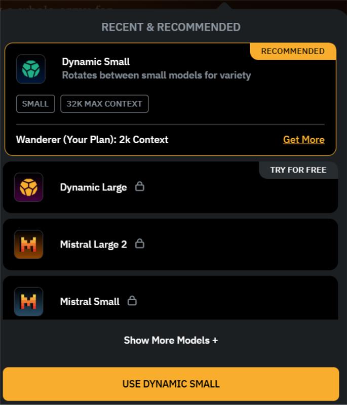 You can select between different models to add a distinctive variety to the game