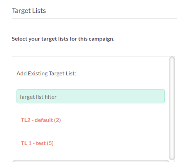 Target List