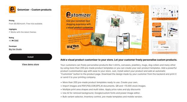 Qstomizer – Custom Products 
