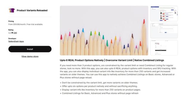 Product Variants Reloaded