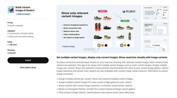 Rubik Variant Images & Swatch 