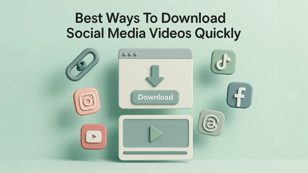 Best Ways To Download Social Media Videos Quickly