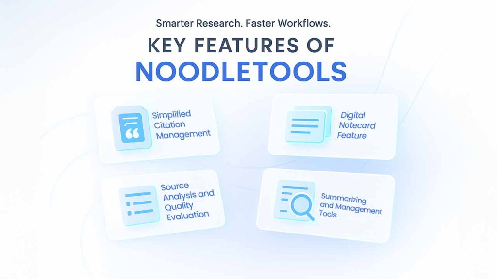 Features of NoodleTools