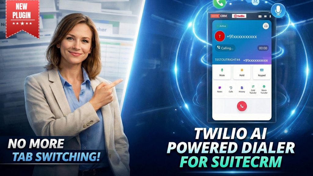 Twilio AI-powered Dialer for SuiteCRM
