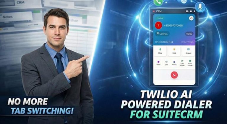 Twilio AI-Powered Dialer for SuiteCRM