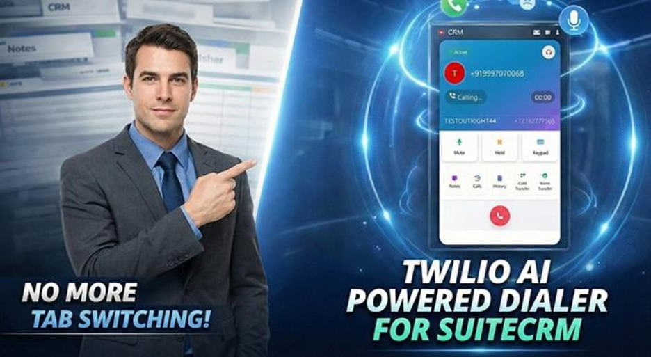 Twilio AI-Powered Dialer for SuiteCRM: Complete Calling Interface Tutorial