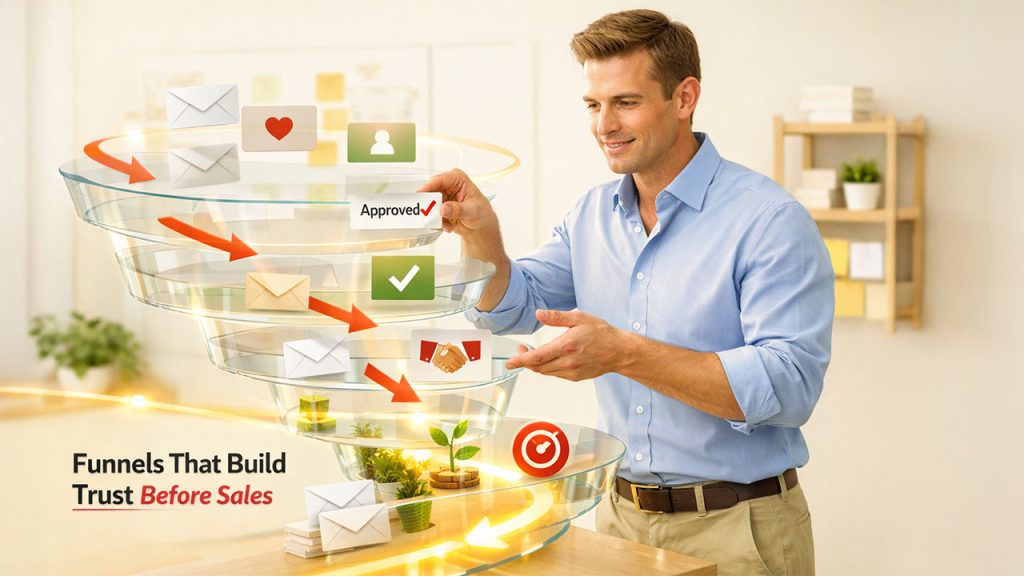 Funnels improve lead nurturing and relationships