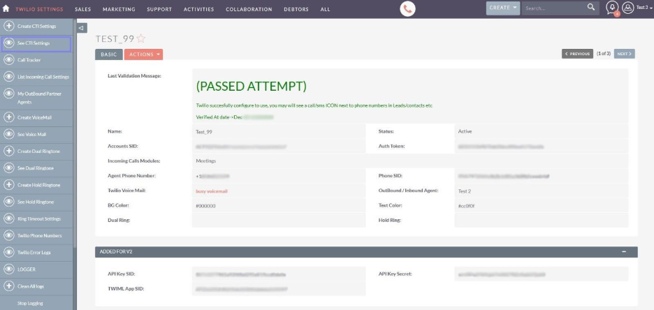 Reviewing and Managing CTI Configurations