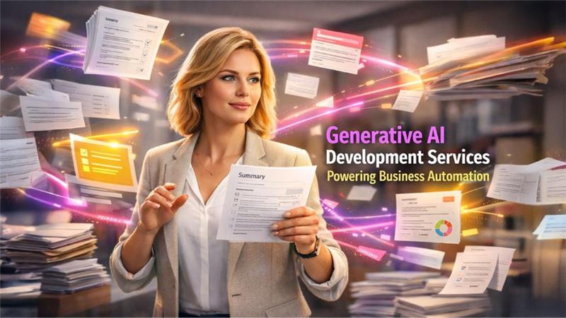 How Generative AI Development Services Help Businesses Automate Content, Support, and Decision-Making