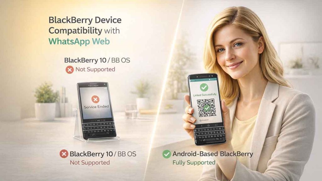 BlackBerry Device Compatibility with WhatsApp Web