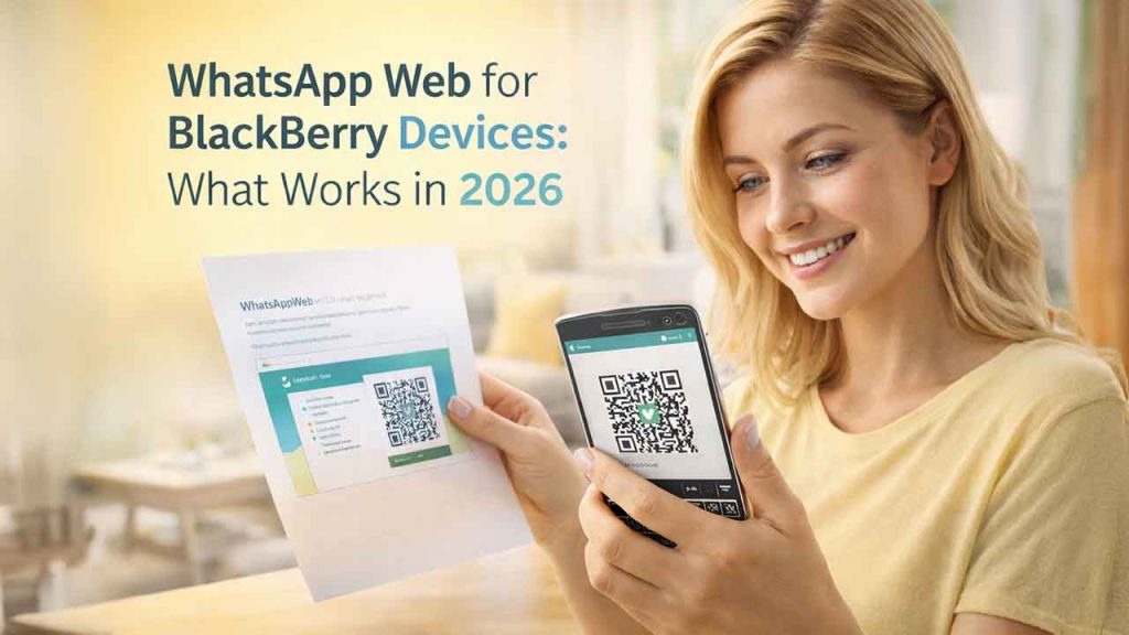 WhatsApp Web BlackBerry