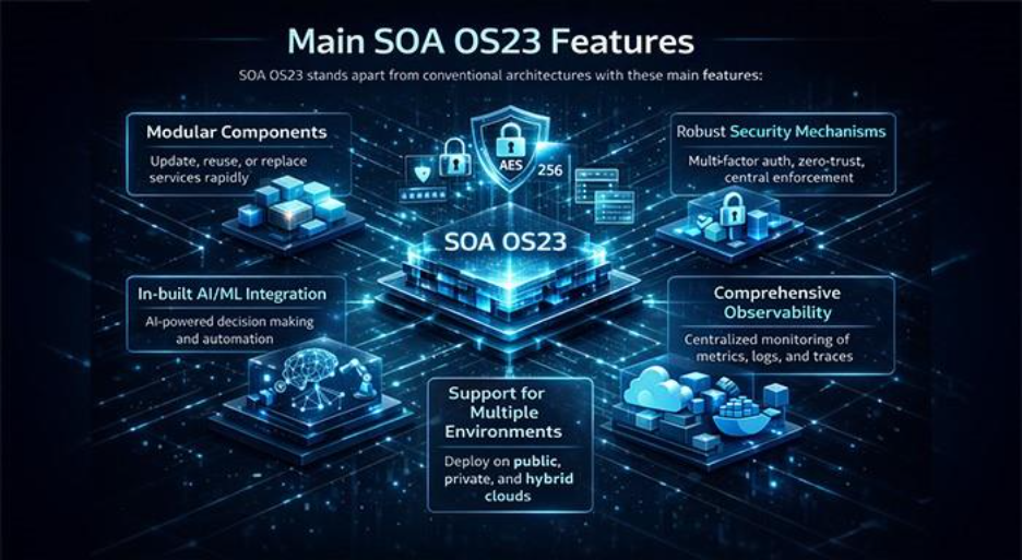 Main SOA OS23 Features