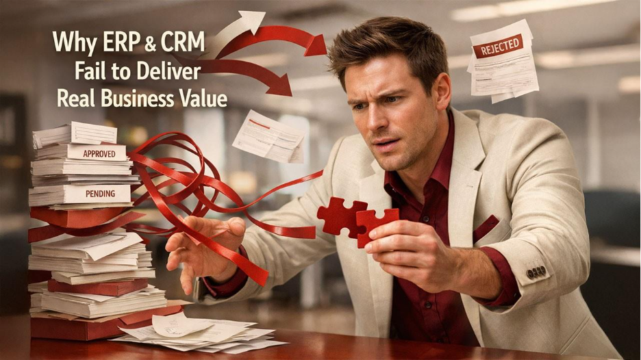 Common Reasons ERP and CRM Fail to Deliver Value 