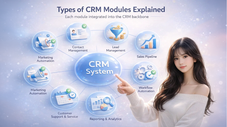 8 Types of CRM Modules Explained 