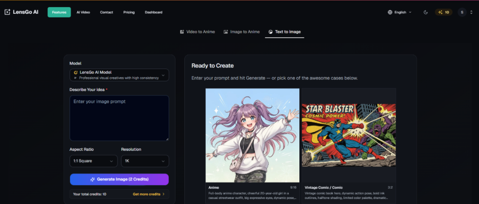 Text to Anime Story Clips