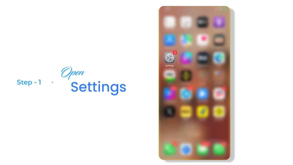 Open Settings
