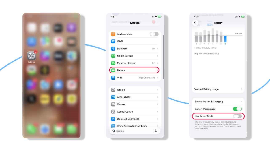 Turn Off Low Power Mode