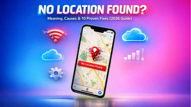 No Location Found iPhone