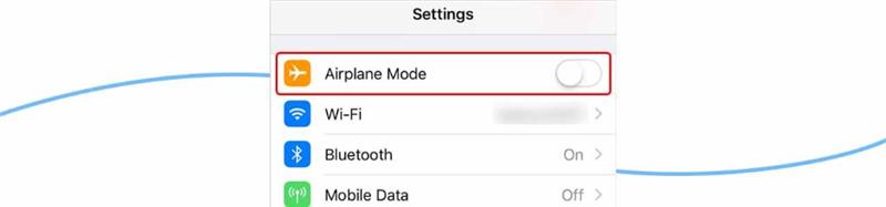 Airplane Mode Enabled Blocking iPhone Location Sharing